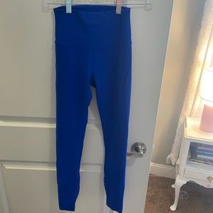 Blue lulu lemon leggings